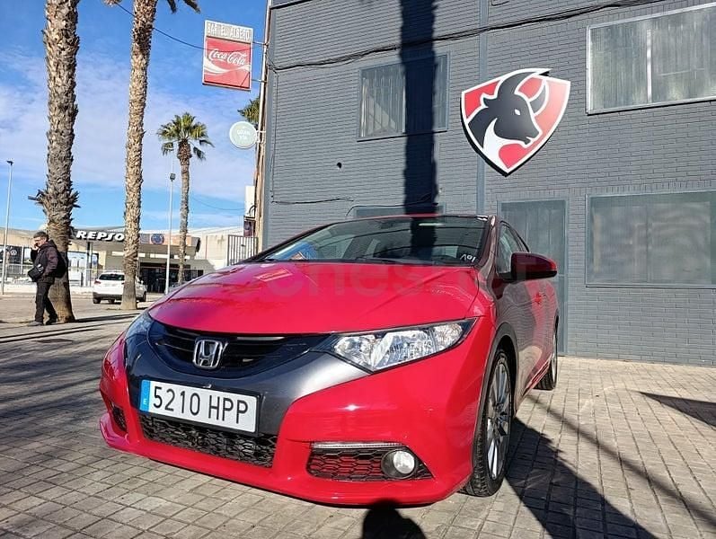 Usado Honda Civic Sport 120 CV (88 kW) 2013 Rojo Berlina