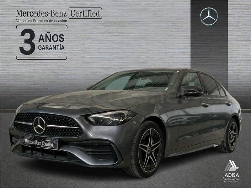 Usado Mercedes C300e AMG line 313 CV (230 kW) 2024 Gris selenita Berlina
