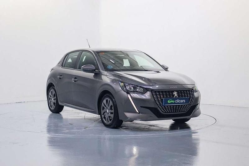 Usado Peugeot 208 Active 102 CV (75 kW) 2021 Gris Utilitario