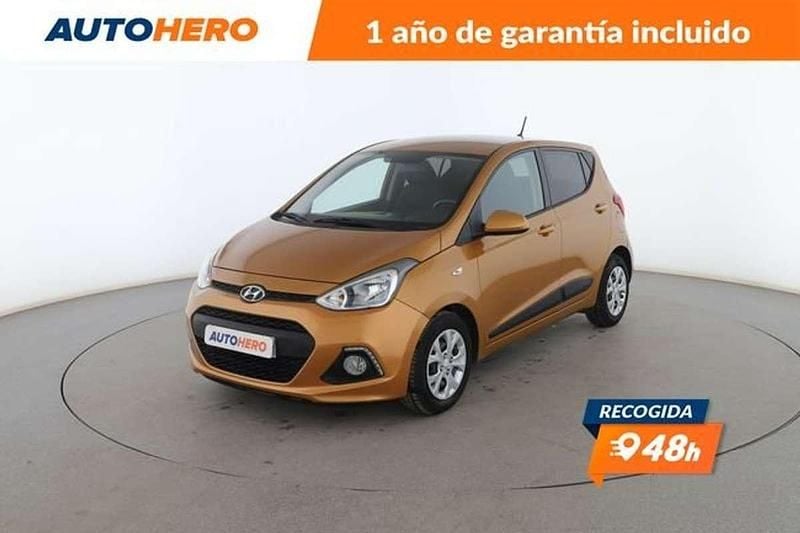 Usado Hyundai i10 GO! 67 CV (49 kW) 2016 Naranja Utilitario
