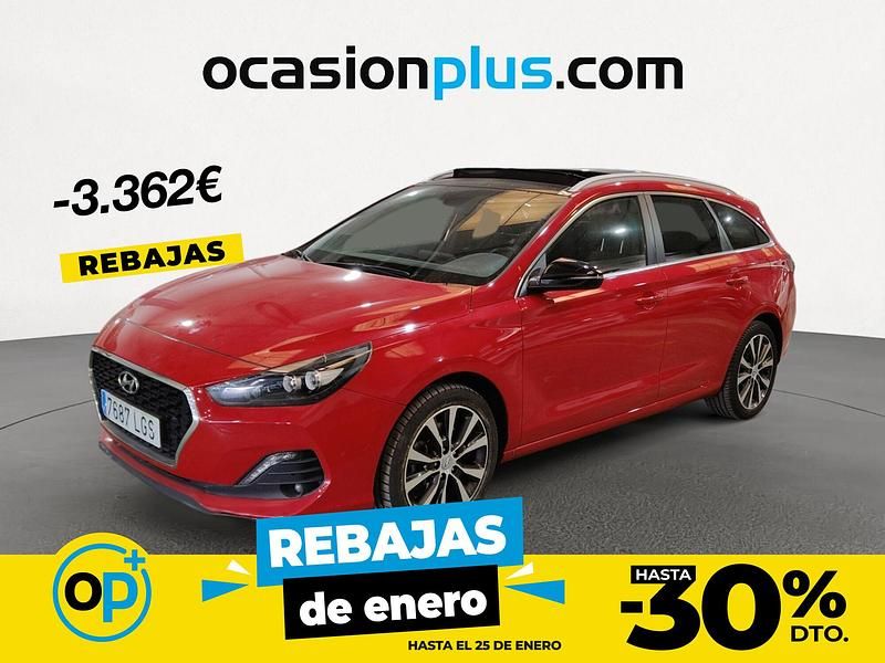 Rojo Usado 2020 Hyundai i30 Familiar | 17.190 € (Un poco caro) - Imagen 1/4
