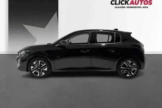 Usado Peugeot 208 Allure 100 CV (73 kW) 2025 Negro Utilitario