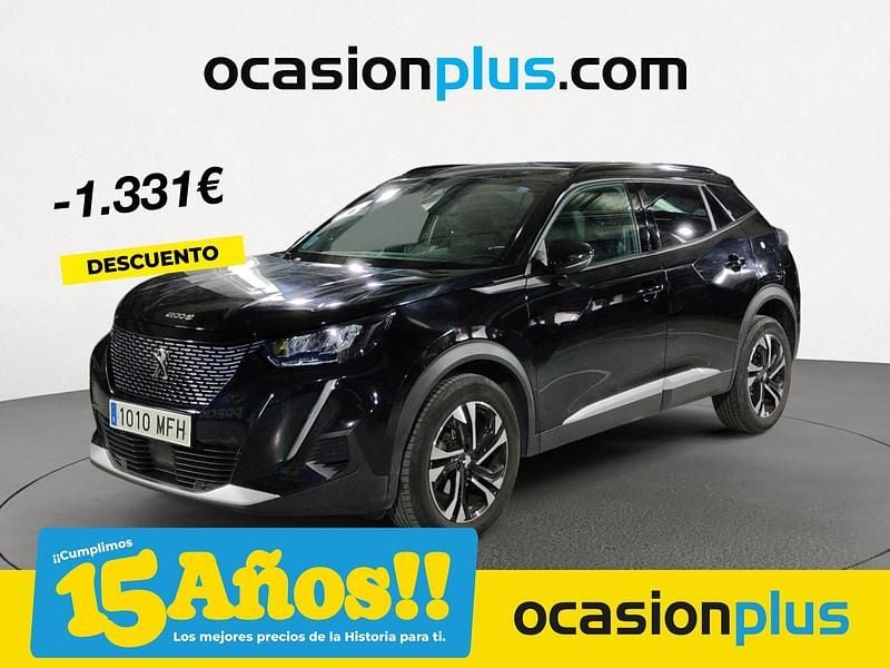 Negro Usado 2023 Peugeot 2008 Allure SUV | 14.390 € (Precio justo) - Imagen 1/4