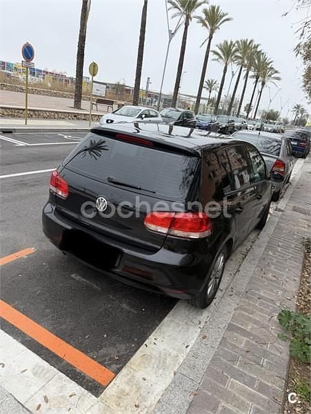 Usado VW Golf VI Advance 105 CV (77 kW) 2010 Negro Utilitario