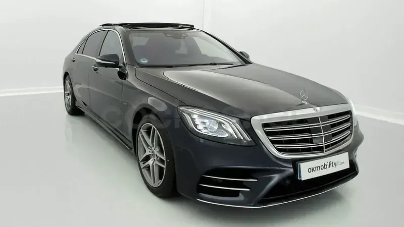 Usado Mercedes S560 476 CV (350 kW) 2021 Azul Berlina