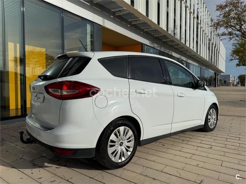 Blanco Usado 2017 Ford C-MAX Trend Monovolumen | 9500 € (Precio justo) - Imagen 1/4