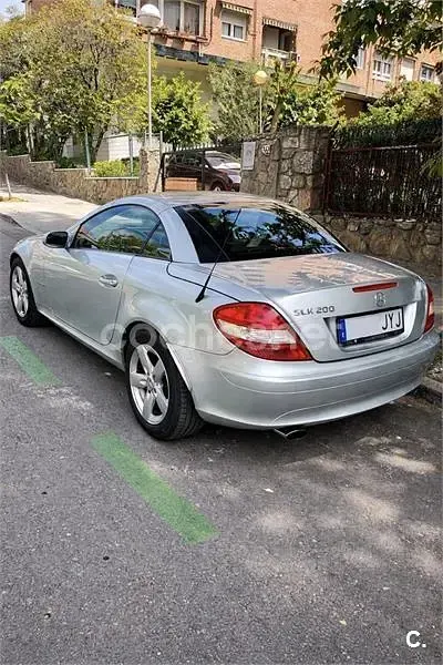 Usado Mercedes SLK200 AMG Edition 1 163 CV (119 kW) 2006 Gris / plata Descapotable