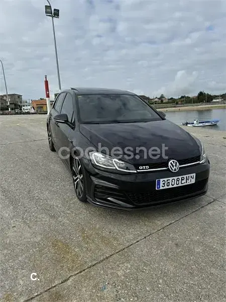 Usado VW Golf VII GTD 184 CV (135 kW) 2018 Negro Berlina