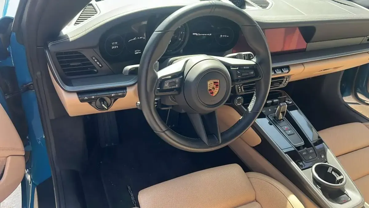 Usado Porsche 911 Carrera 4S Cabriolet 450 CV (330 kW) 2024 Azul Descapotable