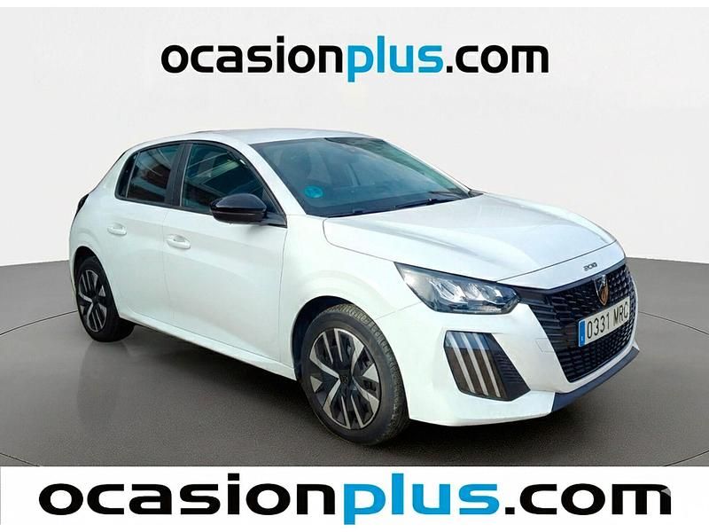Usado Peugeot 208 Active 100 CV (73 kW) 2024 Blanco Utilitario