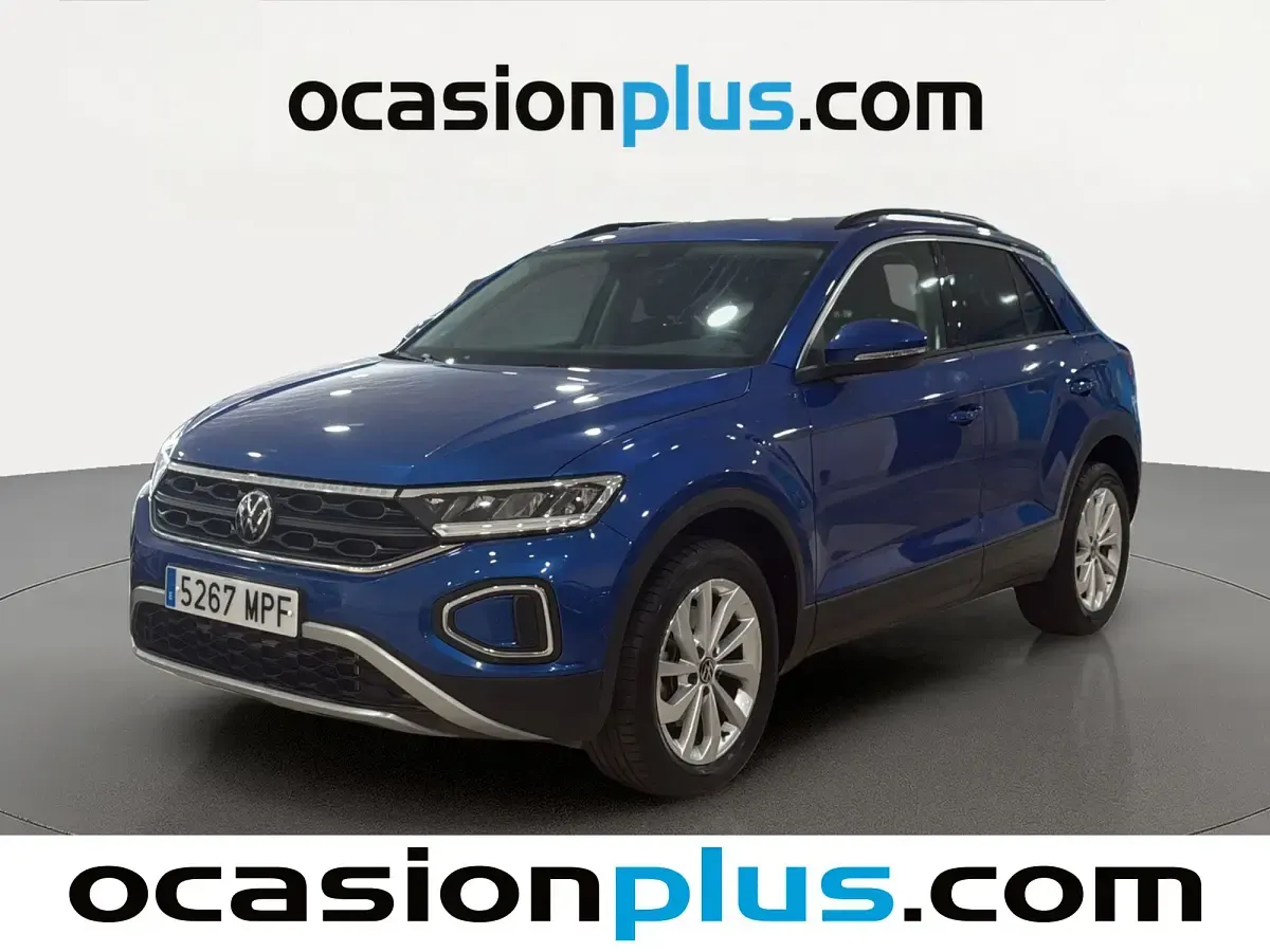 Usado VW T-Roc Life 150 CV (110 kW) 2024 Azul SUV