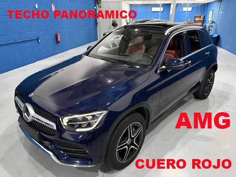 Usado Mercedes GLC300e 320 CV (235 kW) 2021 Azul SUV