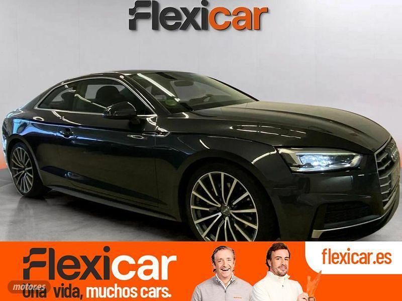 Usado Audi A5 190 CV (139 kW) 2017 Gris Coupe