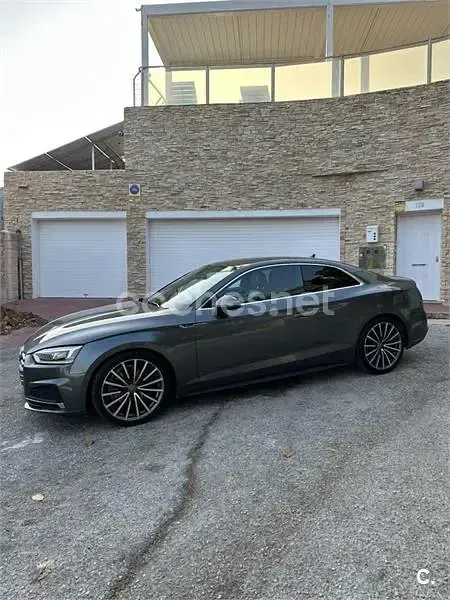 Usado Audi A5 S-Line 190 CV (139 kW) 2019 Gris / plata Coupe