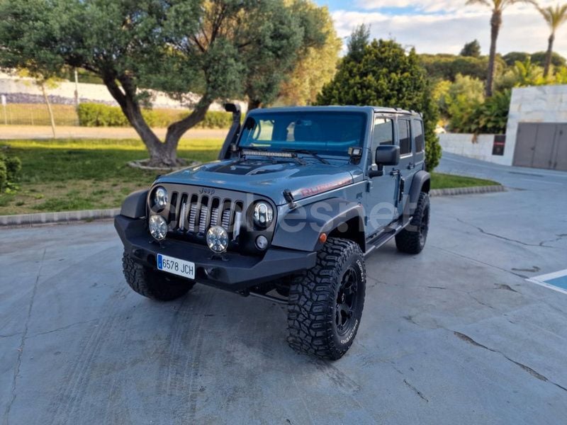 Gris / plata Usado 2015 Jeep Wrangler Unlimited Rubicon SUV | 50.900 € - Imagen 1/4