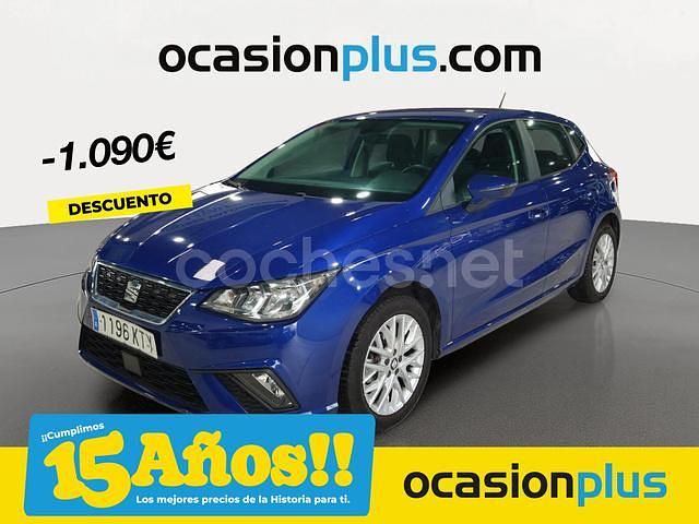Azul Usado 2019 Seat Ibiza Style Plus Berlina | 11.990 € (Precio justo) - Imagen 1/4