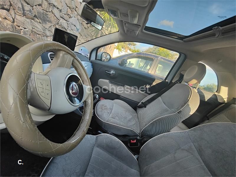 Azul Usado 2012 Fiat 500 Lounge Descapotable | 5000 € (Super precio) - Imagen 1/4
