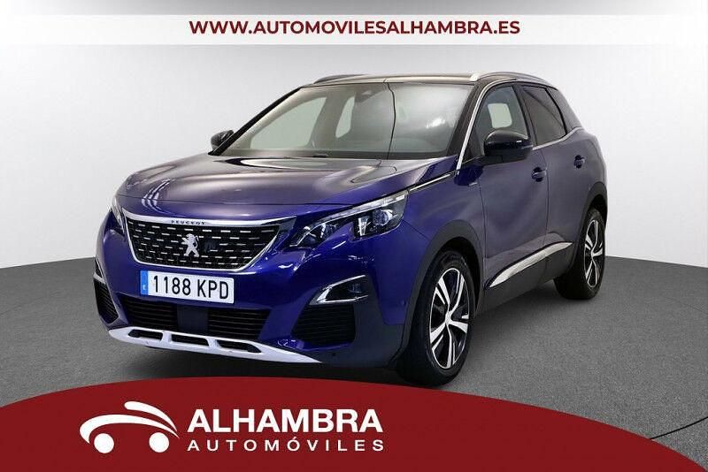 Usado Peugeot 3008 GT-line 130 CV (95 kW) 2018 Azul SUV