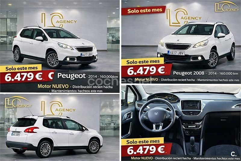 Blanco Usado 2014 Peugeot 2008 Active SUV | 6479 € (Precio justo) - Imagen 1/1