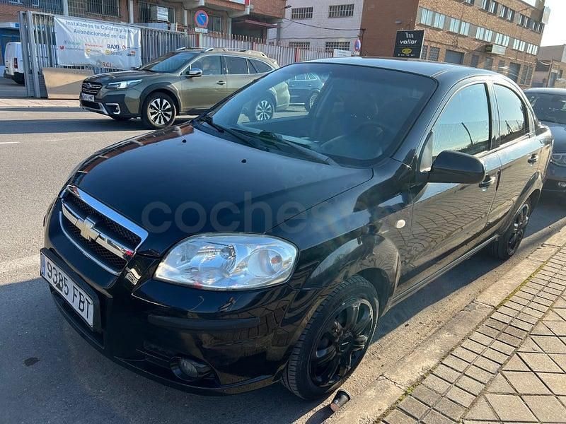 Usado Chevrolet Aveo LT 94 CV (69 kW) 2006 Negro Berlina