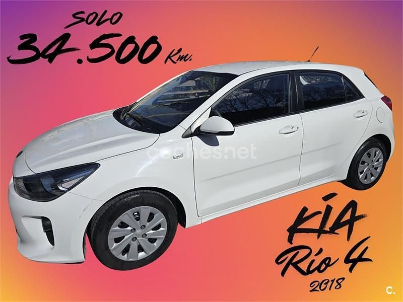 Usado Kia Rio 84 CV (61 kW) 2018 Blanco Berlina