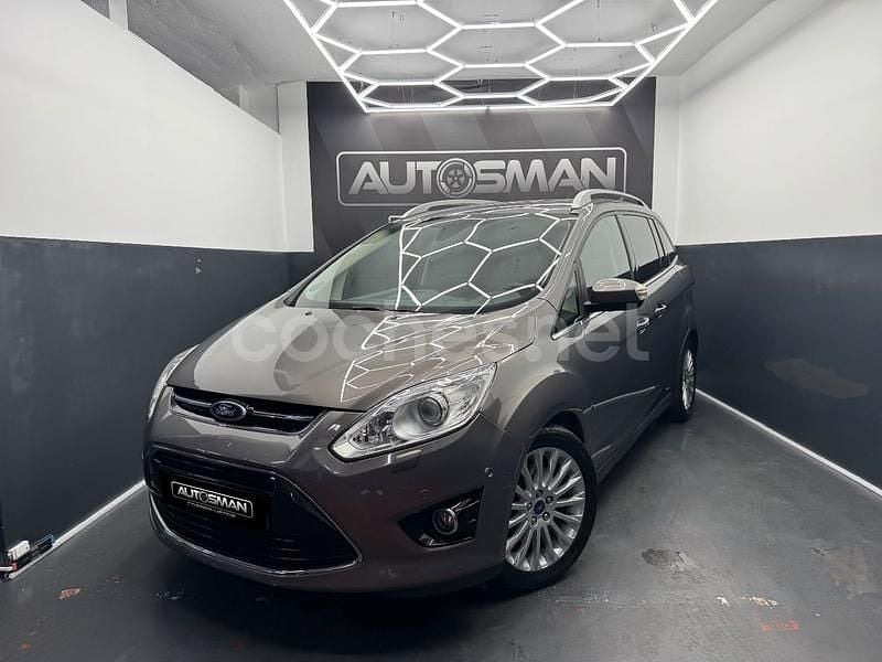 Beige Usado 2014 Ford Grand C-Max Monovolumen | 8490 € (Precio justo) - Imagen 1/4