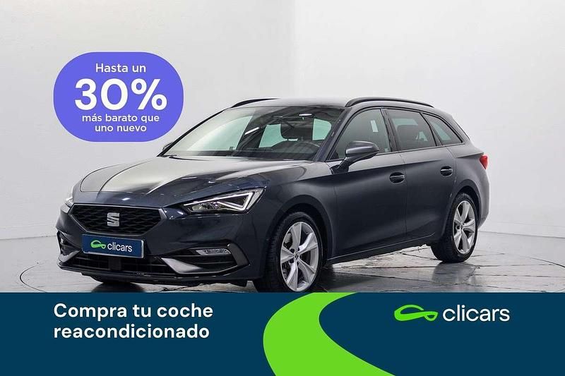 Negro Usado 2021 Seat Leon ST FR Familiar | 17.290 € (Buen precio) - Imagen 1/4