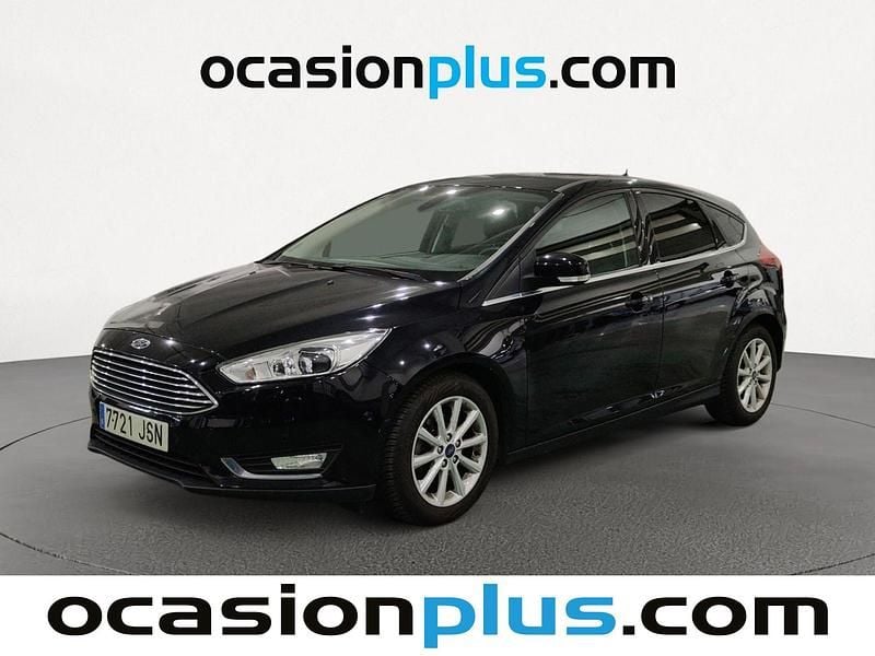 Negro Usado 2016 Ford Focus Titanium Utilitario | 9200 € (Precio justo) - Imagen 1/4