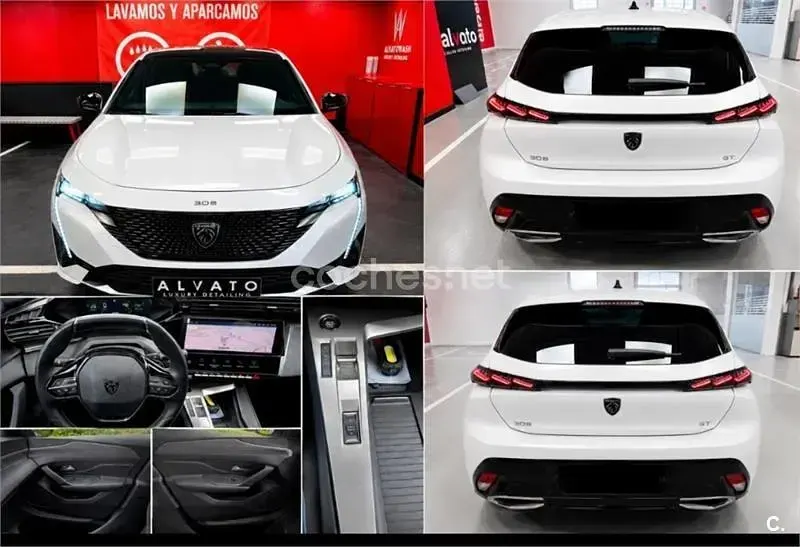 Usado Peugeot 308 GT 130 CV (95 kW) 2022 Blanco Berlina