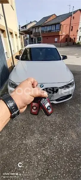 Usado BMW 320 Efficient Dynamics 163 CV (119 kW) 2012 Blanco Berlina