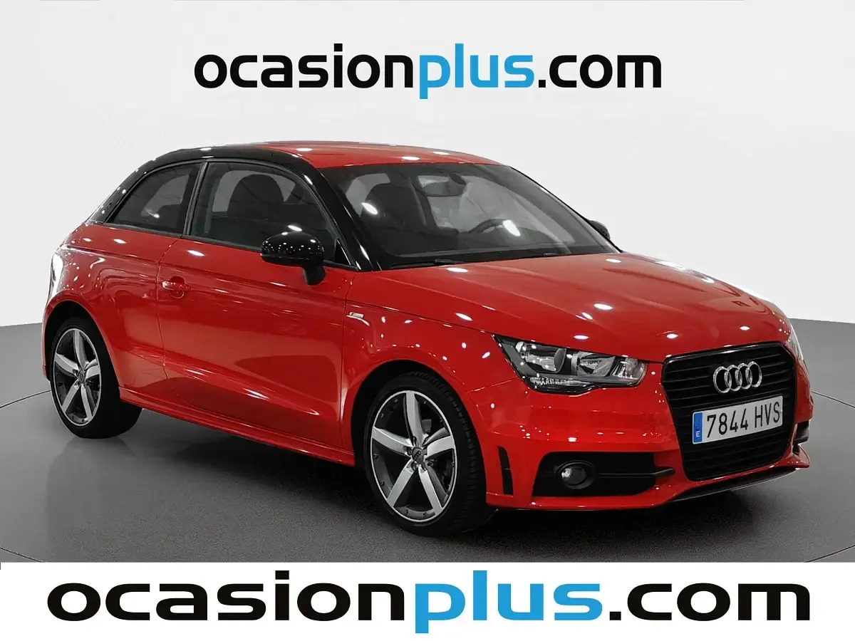 Usado Audi A1 S-Line 86 CV (63 kW) 2014 Rojo Utilitario