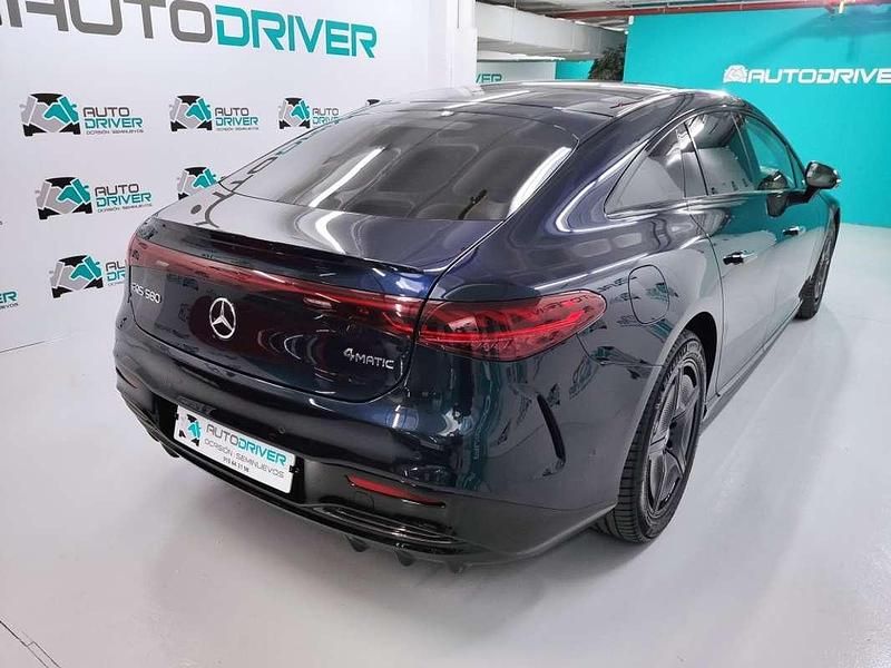 Usado Mercedes EQS580 384 kW (523 CV) 2022 Azul Berlina