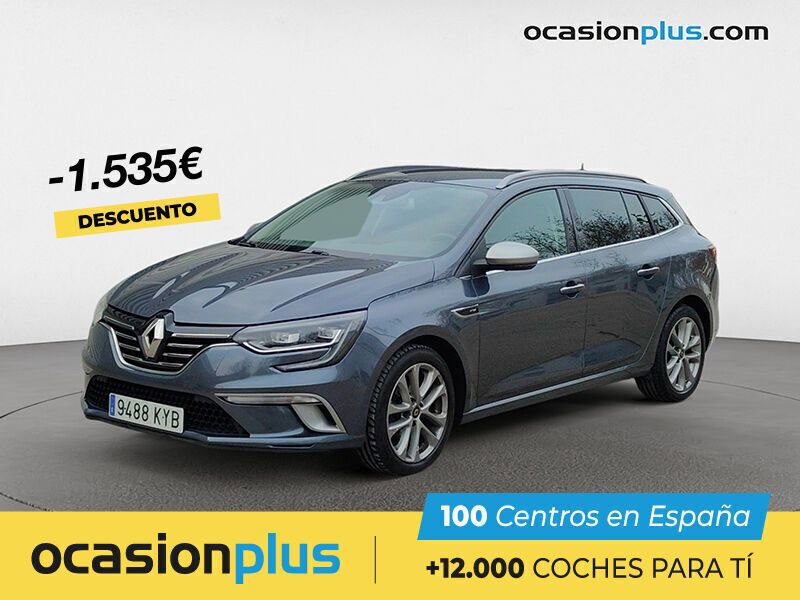 Azul Usado 2019 Renault Mégane GT Line GT-Line Familiar | 16.890 € (Precio justo) - Imagen 1/4