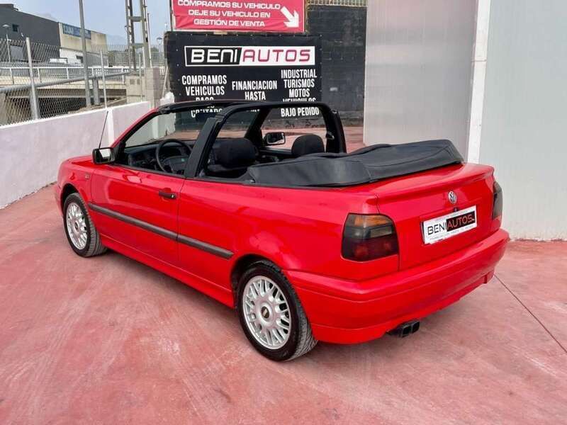 Usado VW Golf Cabriolet 75 CV (55 kW) 1995 Rojo Descapotable