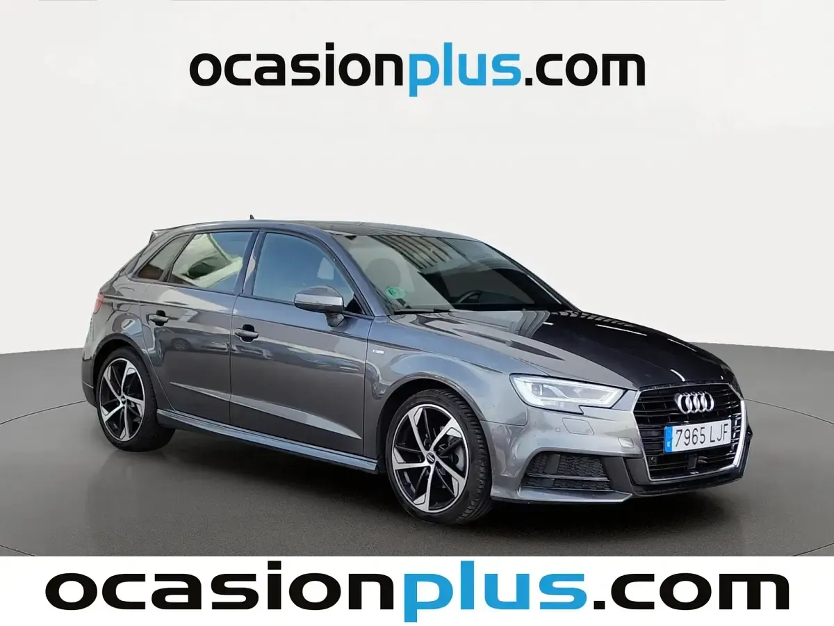 Usado Audi A3 Sportback S-Line 116 CV (85 kW) 2020 Gris Utilitario