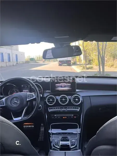 Occasion Mercedes C220 AMG line 170 PK (125 kW) 2016 Zwart Stationwagen
