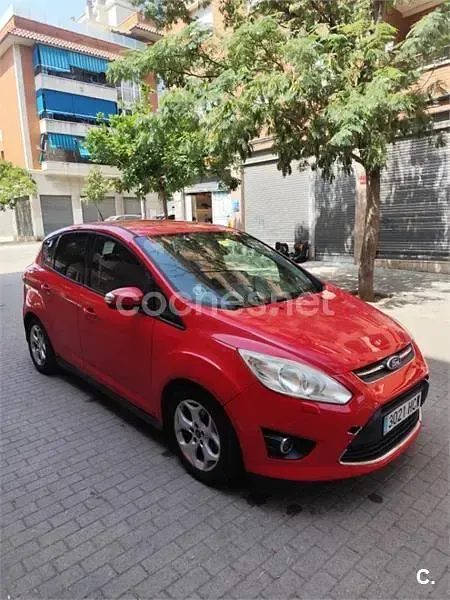 Usado Ford C-MAX Trend 95 CV (69 kW) 2012 Rojo Monovolumen