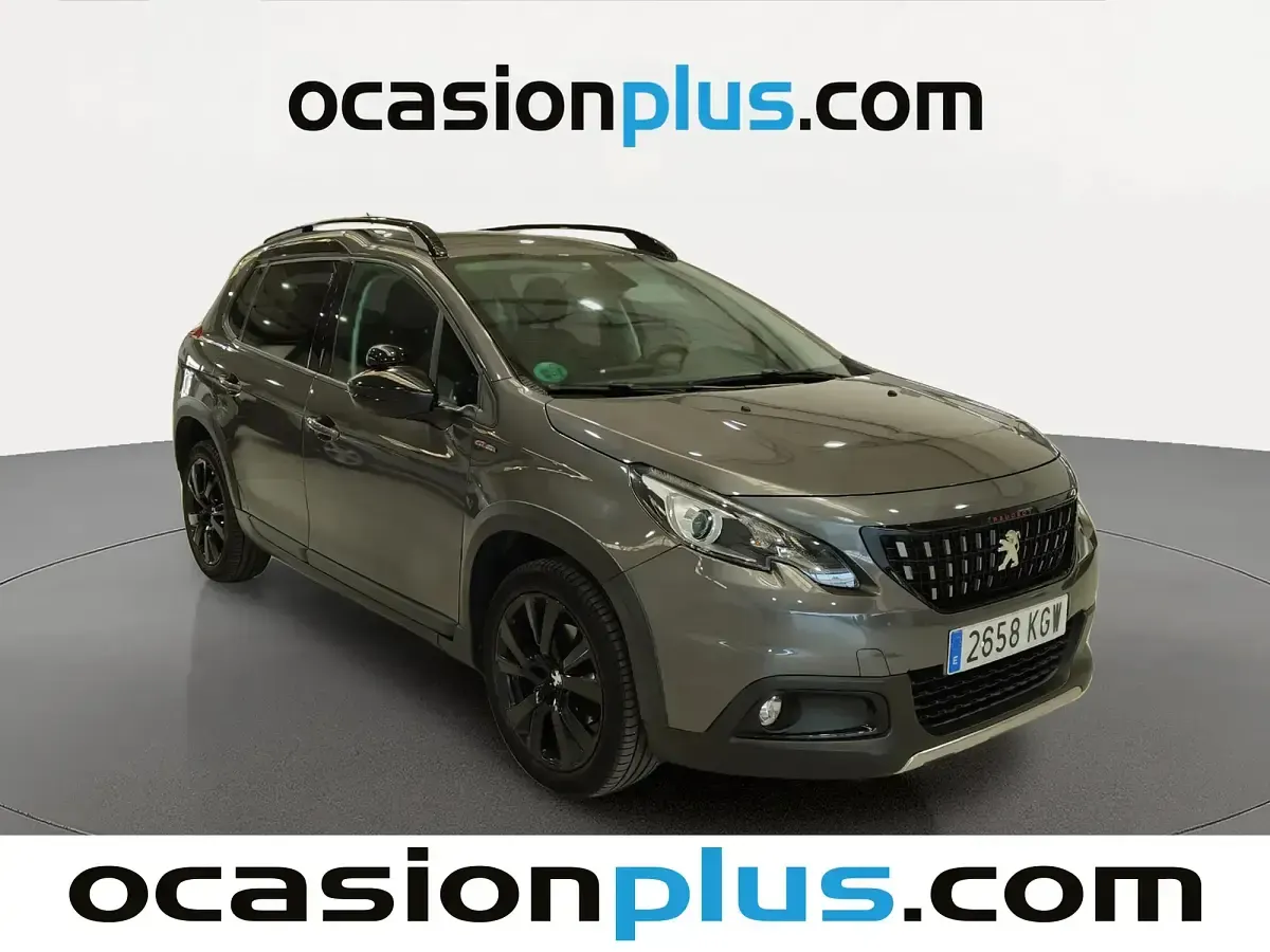 Usado Peugeot 2008 GT-line 110 CV (80 kW) 2018 Gris SUV
