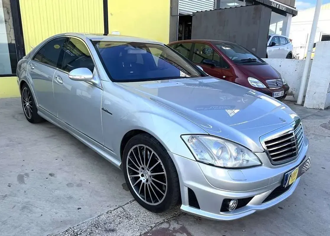 Usado Mercedes S63 AMG AMG 525 CV (386 kW) 2009 Gris Berlina