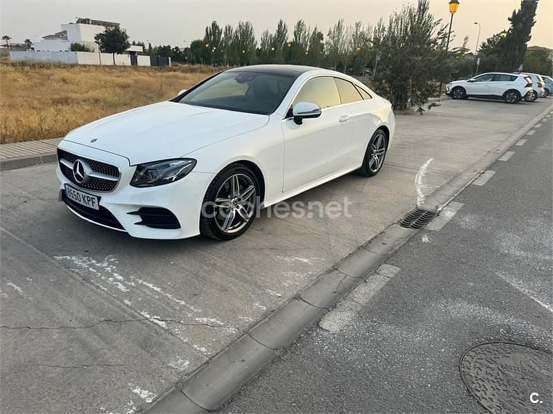 Blanco Usado 2018 Mercedes E220 Coupe | 34.900 € (Precio justo) - Imagen 1/4