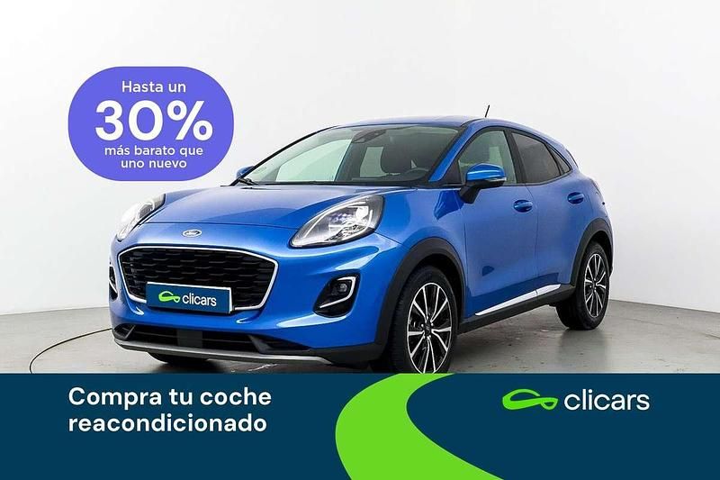 Azul Usado 2021 Ford Puma Titanium SUV | 16.390 € (Buen precio) - Imagen 1/4