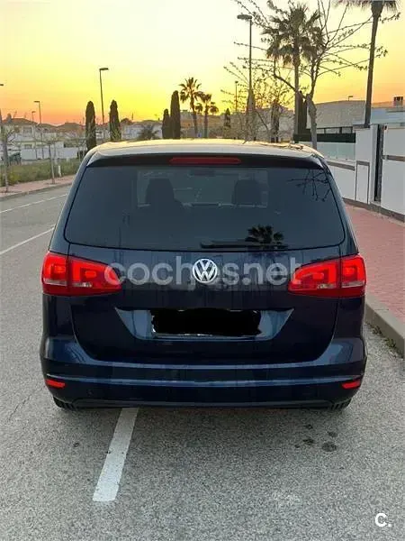 Usado VW Sharan Edition 140 CV (102 kW) 2010 Azul Monovolumen