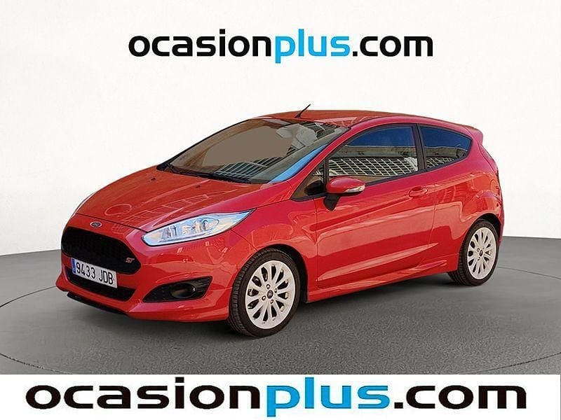 Rojo Usado 2015 Ford Fiesta Sport Utilitario | 8900 € (Precio justo) - Imagen 1/4