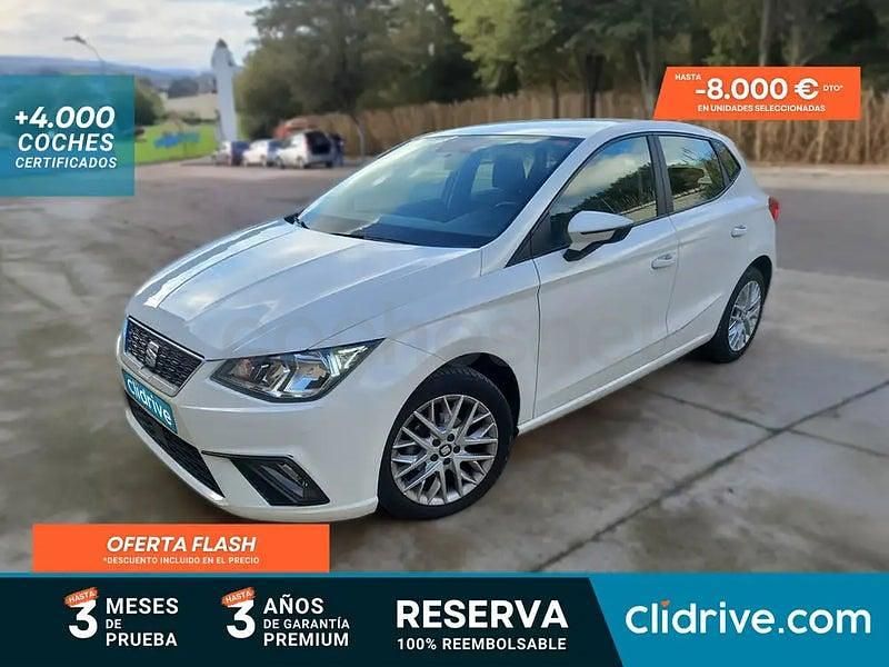 Usado Seat Ibiza Style 95 CV (69 kW) 2017 Blanco Berlina