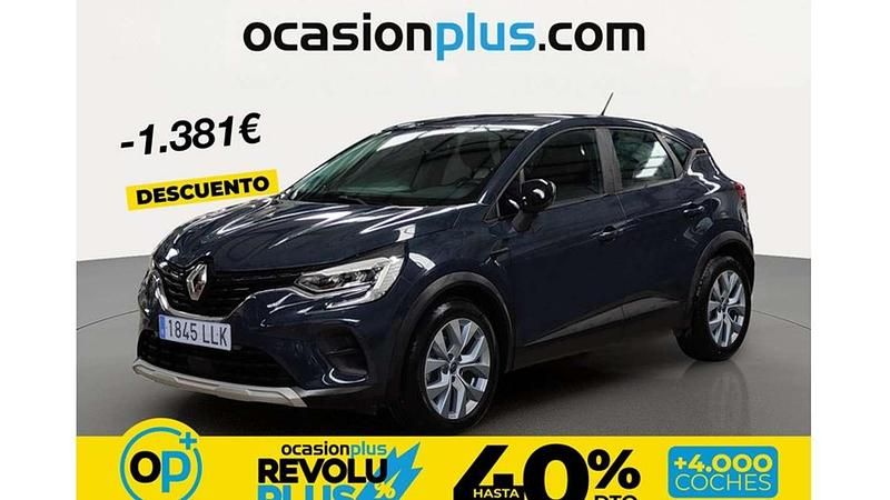 Usado Renault Captur Intens 131 CV (96 kW) 2020 Azul SUV
