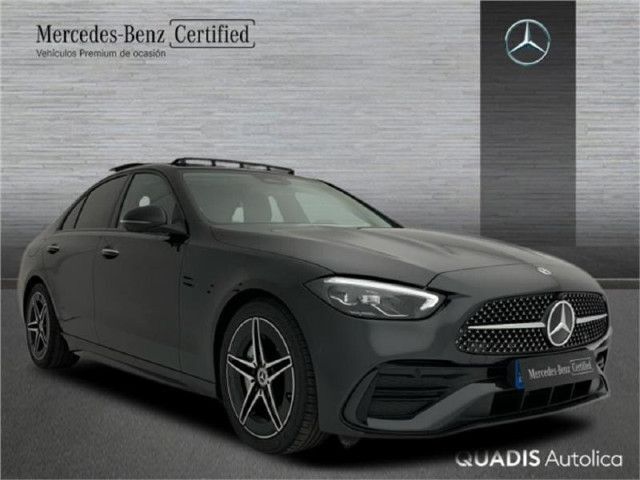 Usado Mercedes C220 AMG line 200 CV (147 kW) 2023 Gris grafito