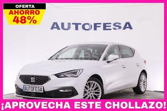Blanco Usado 2021 Seat Leon XCELLENCE Berlina | 17.750 € (Buen precio) - Imagen 1/4