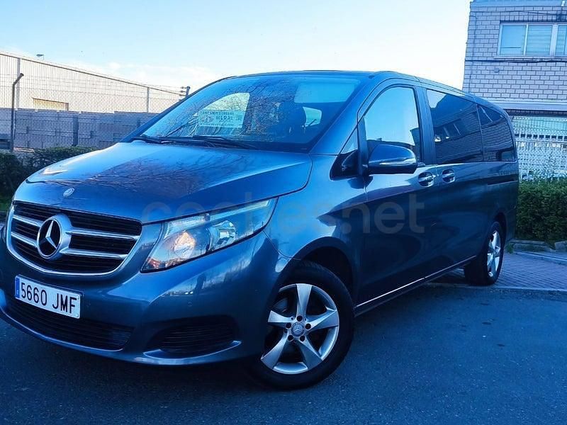Usado Mercedes V220 Avantgarde 163 CV (119 kW) 2016 Gris / plata Monovolumen