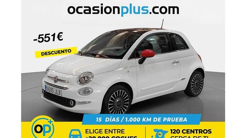 Blanco Usado 2016 Fiat 500 Lounge Utilitario | 6899 € (Precio justo) - Imagen 1/4