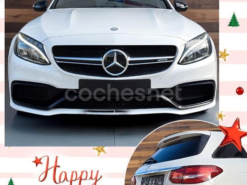 Blanco Usado 2017 Mercedes C63 AMG Familiar | 41.999 € - Imagen 1/4